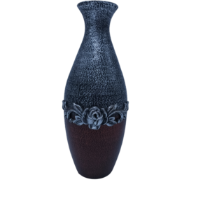 Aesthetic Home Solutions Wooden Textured Ceramic Vase