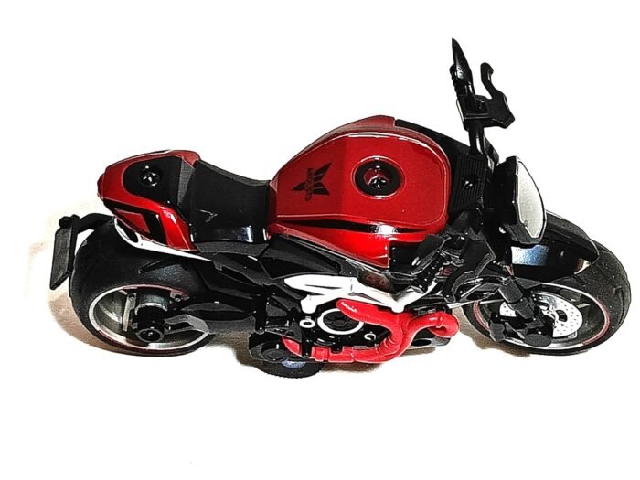 Alloy Die-Cast Pull Back Motorcycle Model - Image 2