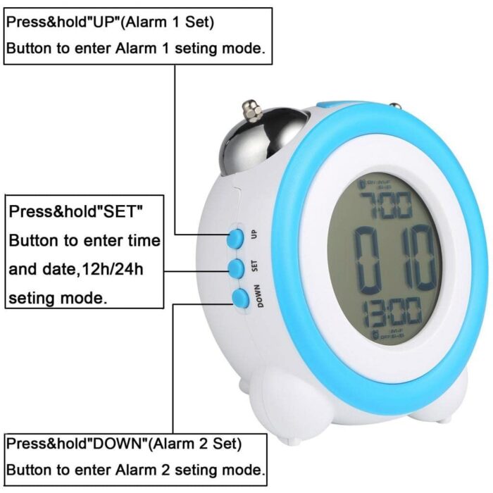 Digital Dual Alarm Clock - Image 5