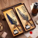 Calligraphy Feather Pen Set - Image 3