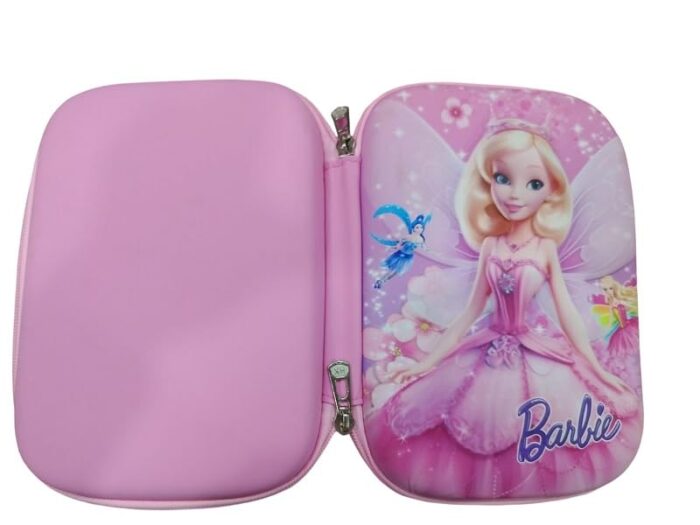 Hard Shell Pencil Case for Girls, Pink - Image 3