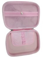Hard Shell Pencil Case for Girls, Pink - Image 2