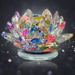 Crystal Flower Feng Shui Vastu Products Showpiece - Image 2