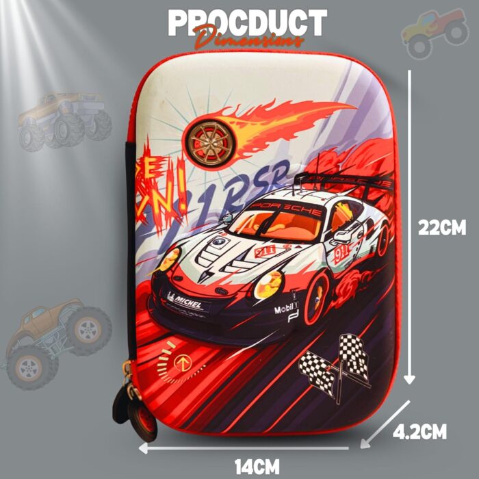 Car Printed Pen Pencil Pouches for Kids - Image 3