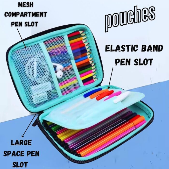 Car Printed Pen Pencil Pouches for Kids - Image 2