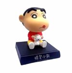 Bobblehead with Mobile Holder for Car Dashboard, Office Desk & Study Table - Shinchan - Image 2