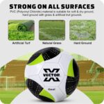 Vector X Goal Practice & Training Strong Glossy Upper Training Recreational Ball Football - Image 3